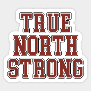 True North Strong || Canada || Gift || Sticker